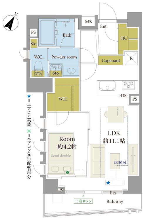 D’クラディアイヴァン代々木参宮橋-間取り
