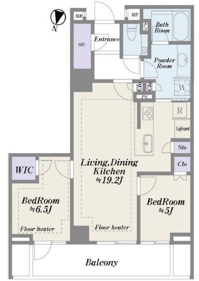 ザ・パークハウスグラン神山町-間取り