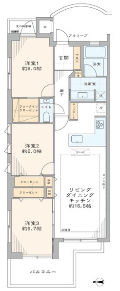 ディアナコート代々木-間取り