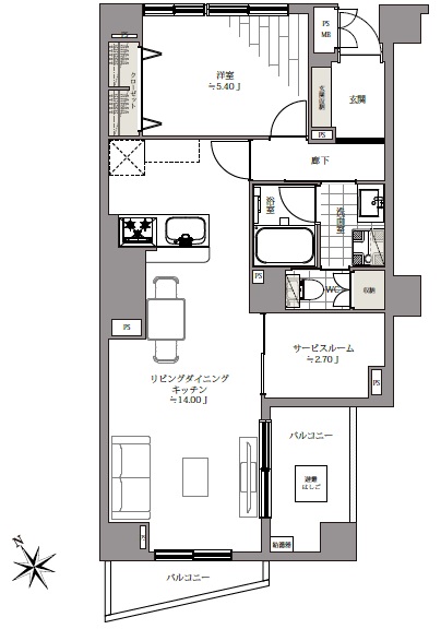 パークハウス渋谷山手-間取り