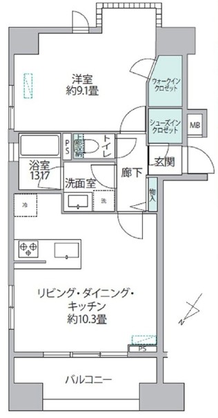 カテリーナ代々木プレイス-間取り