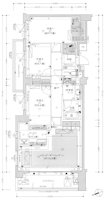ザ・パークハウス元代々木町-間取り