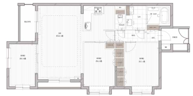 ディアナコート松濤-間取り