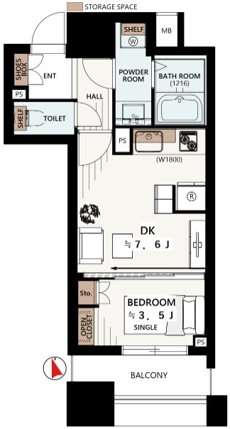 ファミール新宿グランスィートタワー-間取り