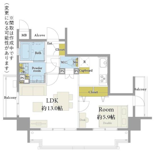 ヴィーナ・パルテール-間取り