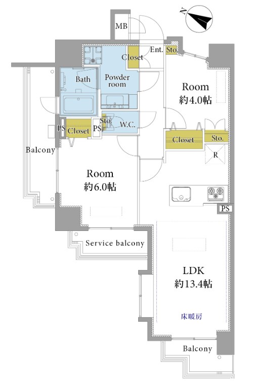 ヴィーナ・パルテール-間取り