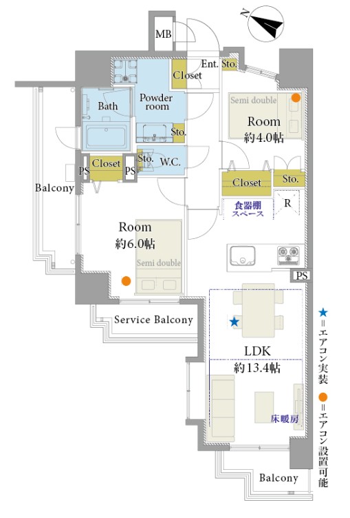 ヴィーナ・パルテール-間取り