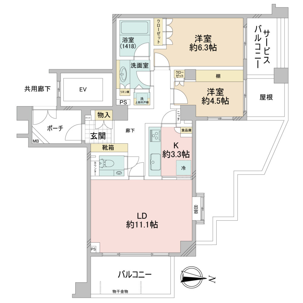 グランベスタージュ代々木-間取り