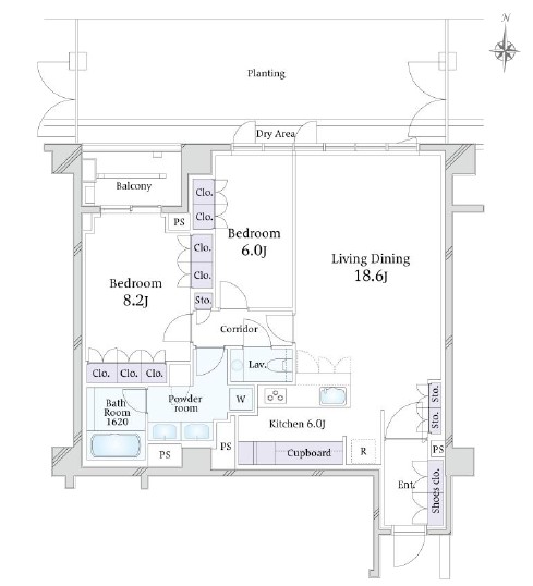 グランドメゾン渋谷大山町-間取り