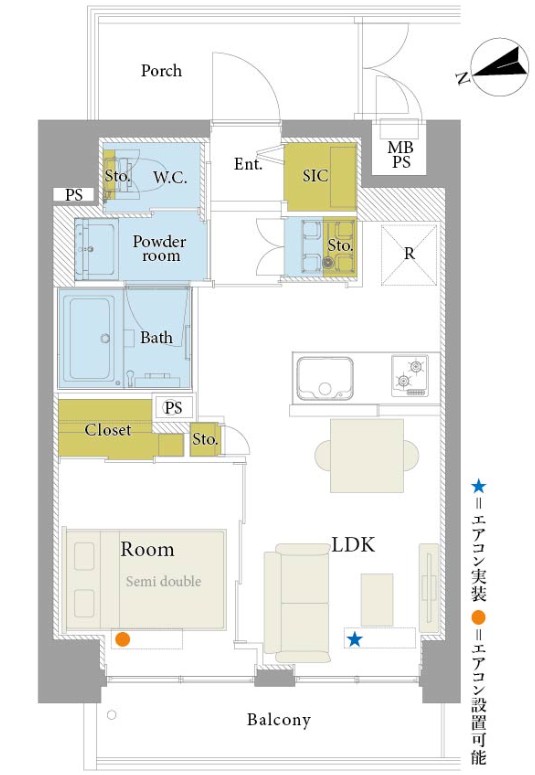 パウゼ松濤-間取り