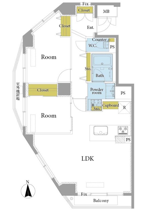 ルモンド代々木上原-間取り