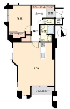 代々木ロイヤルマンション-間取り