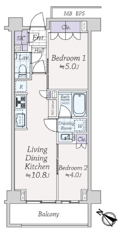 オープンレジデンシア北参道ザ・ハウス-間取り