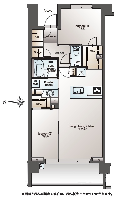シティハウス神宮北参道-間取り