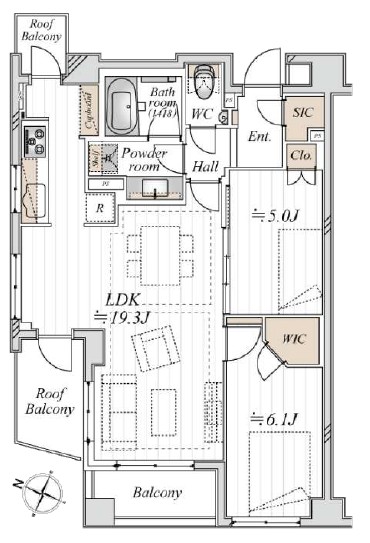 プラネスーペリア代々木参宮橋-間取り