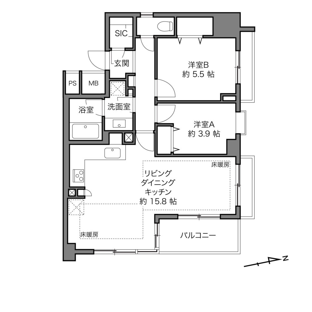 アーバンパレス参宮橋-間取り