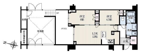 レフィール参宮橋ヒルズ-間取り