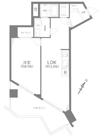 チサンマンション参宮橋-間取り